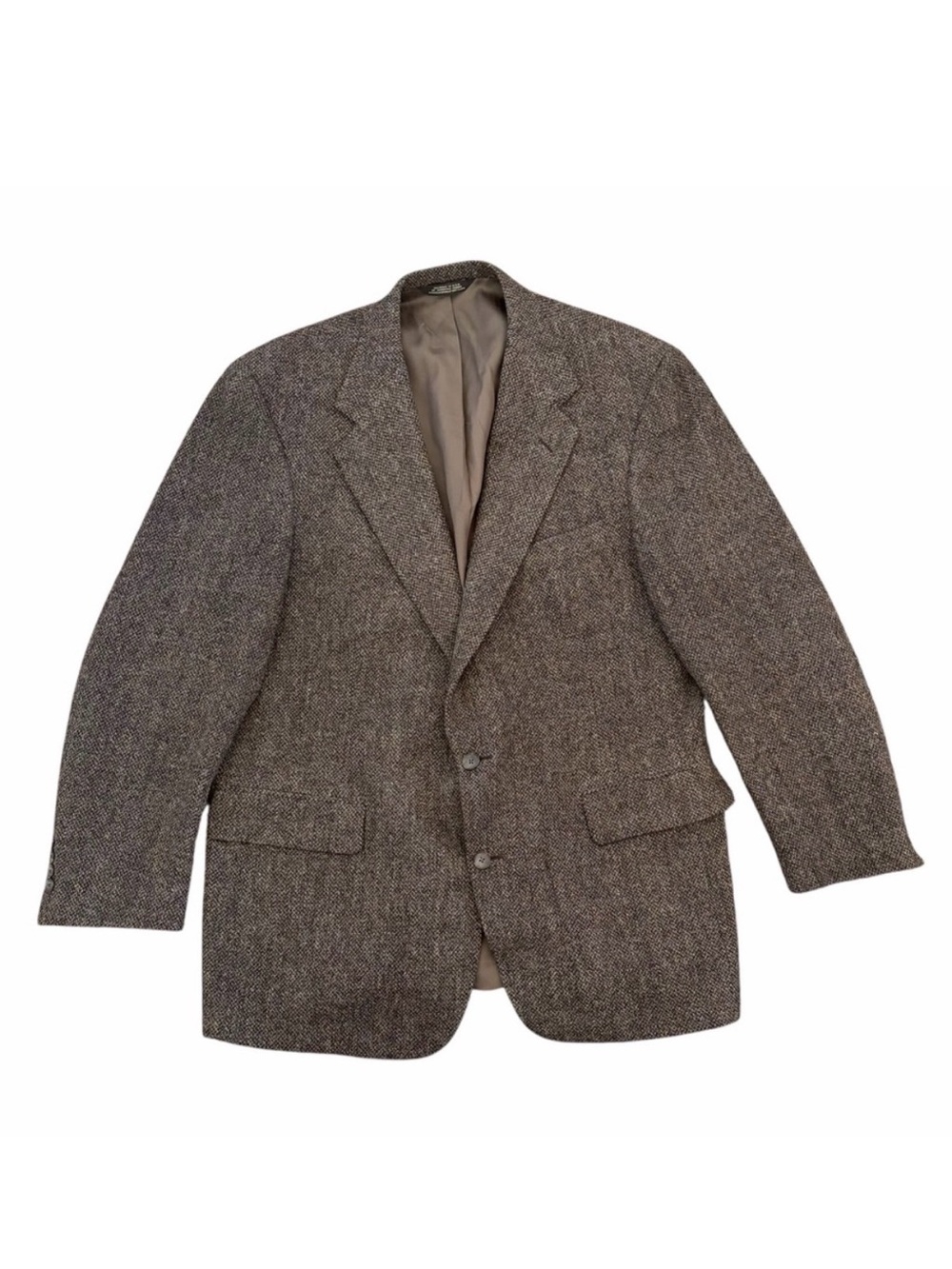 Harris Tweed Men’s Blazer Vintage Wool Single Breasted Size 46 Long